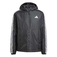Jaqueta com Capuz Masculina adidas Puffer Bobojaco Isolamento 3 Listras