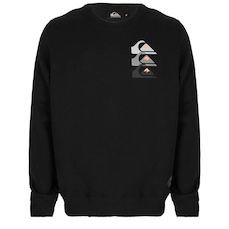 Blusão de Moletom Masculino Quiksilver Careca Three Logo WT25