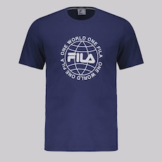 Camiseta Fila World Letter Masculina