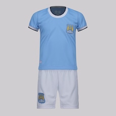 Conjunto Manchester City Futfanatics Infantil
