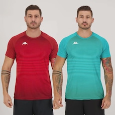 Camisa Kappa Sport Match - 2 Unidades - Masculina