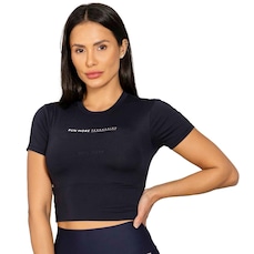 Blusa Cropped Feminina Run More Tech Design
