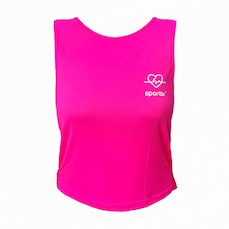 Camiseta Regata Sportbr Cropped Feminina