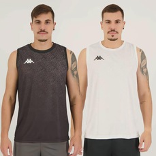 Kit 2 Regatas Masculina Kappa Sport Halpert