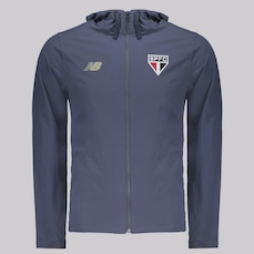 Jaqueta do São Paulo New Balance Viagem com Capuz Masculina
