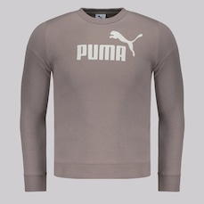 Blusão de Moletom Infantil Puma ESS NO. 1 Logo Crew sem Capuz