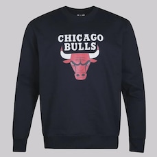 Blusão de Moletom Masculino New Era NBA Chicago Bulls Core