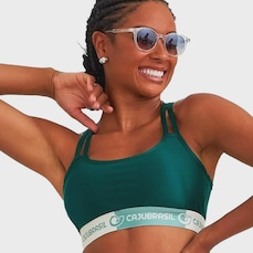 Top Feminino Caju Brasil Atletika com Elástico