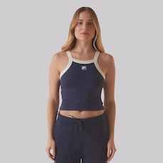Regata Feminina Fila Ribbed Letter Retro