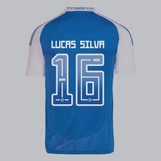 Camisa do Cruzeiro adidas I 2025 16 Lucas Silva Masculina