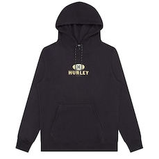 Blusão de Moletom Masculino Hurley Canguru Retro Waves