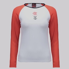 Camisa do Flamengo Manga Longa Plaga Futfanatics Feminina