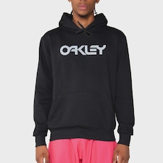 Blusão de Moletom Canguru Masculina Oakley B1B Hoodie Blackout