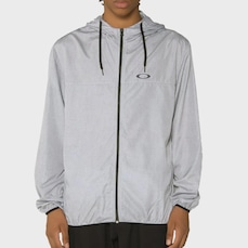 Jaqueta Corta Vento Masculina Oakley Windbreaker II Heather Grey