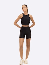 Short Feminino Manly Canelado com Bolso