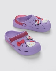 Sandália Babuche Infantil Grendene Kids Hello Kitty Hype