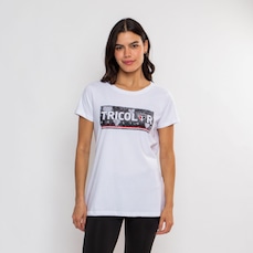 Camiseta do São Paulo Surf Center Oficial Tricolor Paulista Feminina