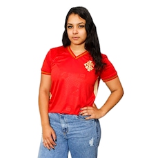 Camisa Baby Look do Internacional Símbolo Gold Betel Feminina
