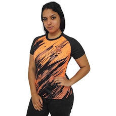 Camisa do Corinthians Baby Look Rajados Bomache Feminina