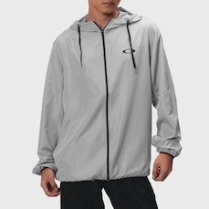 Jaqueta Corta Vento Masculina Oakley Essential Windbreaker Stone Grey