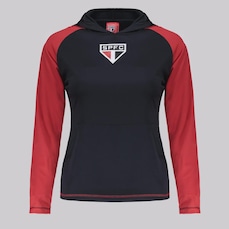 Camisa do São Paulo Manga Longa Laçado Braziline Feminina