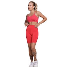 Conjunto Top Alça Fina e Bermudinha Suplex Vekyo