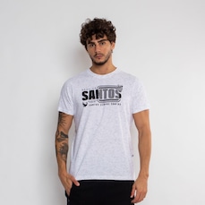 Camiseta do Santos Surf Center Clássica Oficial Orgulho Masculina