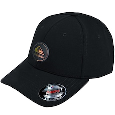 Boné Adulto Quiksilver Hologram Full Logo Patch Aba Curva