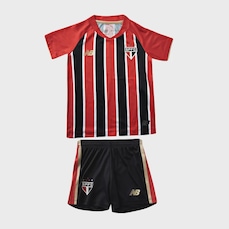 Kit Uniforme de Futebol Infantil do São Paulo F.C II 2025 New Balance