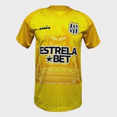 Camisa Masculina de Goleiro da Ponte Preta II Diadora 2024 FAN
