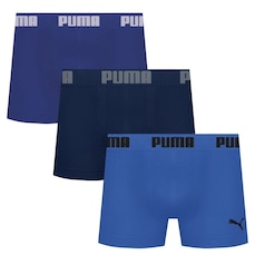 Cueca Boxer Puma Sem Custura - 3 Unidades - Masculina