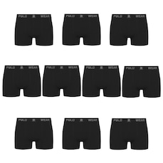 Cueca Boxer Polo Wear - 10 Unidades - Masculina