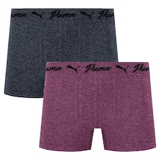 Cueca Boxer Puma Sem Costura - 2 Unidades - Infantil