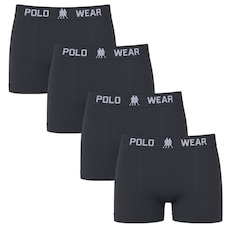 Cueca Boxer Polo Wear Basic - 4 Unidades - Infantil