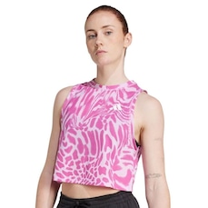 Camiseta Regata Cropped adidas Essentials Workout Feminina