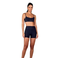 Short Feminino Alto Giro Clássica Bolsos