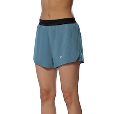 Shorts Mizuno Tech Light Split 3.5 Corrida Feminino