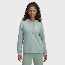 Blusão de Moletom Feminino Under Armour com Capuz Rival Terry