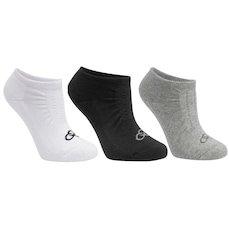 Kit 3 Meias Cano Invisível Olympikus Esportiva Atoalhada Pares Tamanho 33 ao 38 Masculina