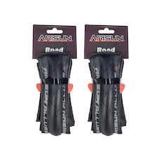 Par de Pneu Arisun 700 x 25 bike speed Allure Kevlar 60 Tpi