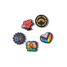 Jibbitz™ love is love pack com 5 peças unico - Unissex