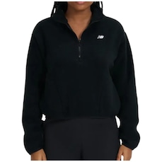 Jaqueta New Balance Fleece 1/2 Zíper Feminino