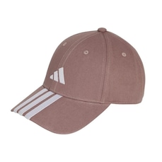 Boné Unissex adidas Baseball Três Listras Logo Aba Curva