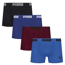 Kit 4 Cuecas Puma Boxer Sem Custura Masculina