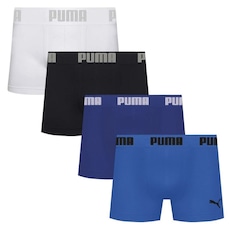 Kit 4 Cuecas Puma Boxer Sem Custura Masculina