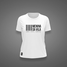 Camiseta do Santos Menina Da Vila Zé Carretilha Feminina