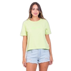 Camiseta Feminina Script Surf