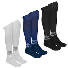 Meião Umbro Classic - 3 Pares - Masculino