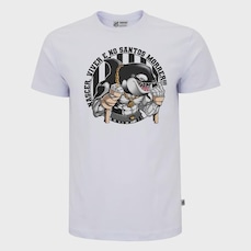 Camiseta Masculina Surf Center Santos Estampada
