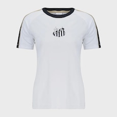 Camiseta Feminina Braziline Santos Estaca